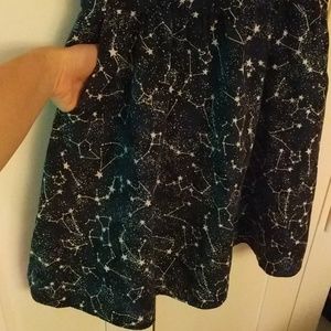 Retrolicious glow-in-the-dark constellations dress